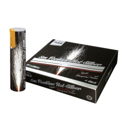 5m Fontäne Rot-Silber