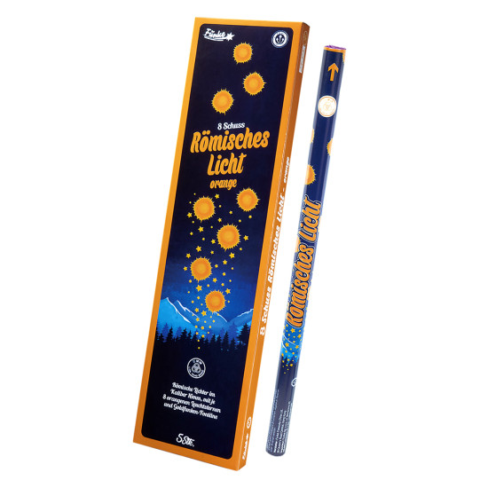 8 Schuss Römisches Licht Kal. C - Orange